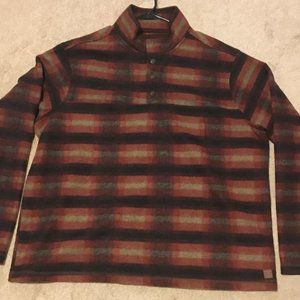 Plaid John Wayne Button Pullover